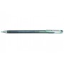Pentel Hybrid Dual Metallic Penna in gel con cappuccio Fine Metallico, Argento 1 pz (K110-DZX)
