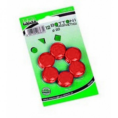 Lebez MR-20-R bacheca magnetiche e accessori Rosso (MR-20-R)