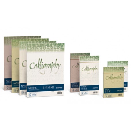 Favini Nature Calligraphy carta inkjet A4 (210x297 mm) 50 fogli Bianco (A69Q244)