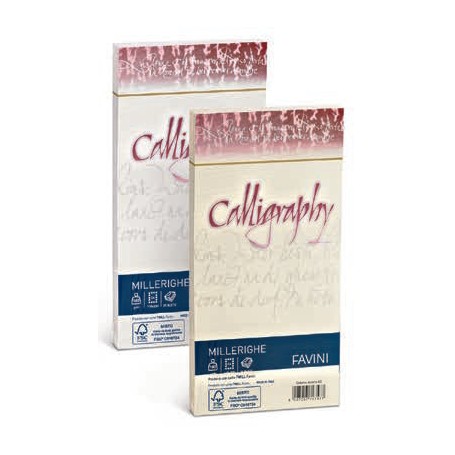 Favini Millerighe Calligraphy busta Avorio (A57Q424)