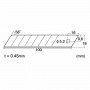 NT Cutter BL-150P Lama per taglierino 6 pz (Y050030)
