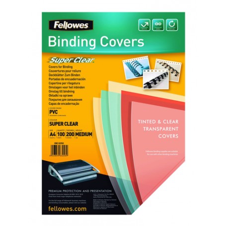 Fellowes 5376001 cartellina A4 PVC Trasparente 100 pz (5376001)