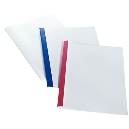 Leitz 39241 cartellina A4 Cartoncino, Plastica Blu, Trasparente 100 pz (39241)