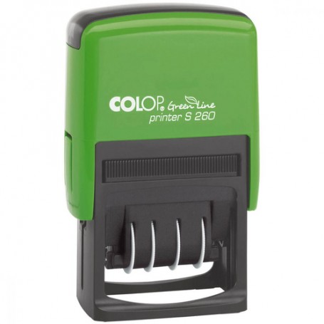 Colop Printer S 260 Green Line Tradizionale Timbro data Plastica (S260.GL)