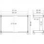 ROLINE Mini Printer Table (RO17.01.1085)