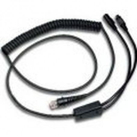 Datalogic USB, POT, 12' Coiled (8-0734-16)