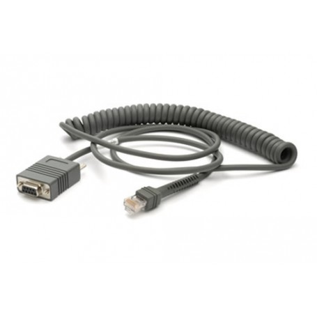 Zebra RS232 Cable cavo di segnale 2,7 m Grigio (CBA-R02-C09PAR)