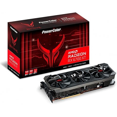 owercolor RX 6700XT Red Devil 12G OC - 12GB GDDR6 (ARRX 6700XT 12GBD6-2DHE/OC) (ARRX 6700XT 12GBD6-2DHE/OC_PROMO)