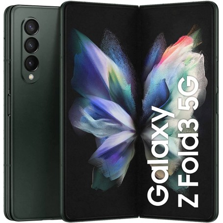 Samsung Galaxy Z Fold3 5G 512GB Phantom Green EU [Display OLED da 19,19 cm (7,6"), Android 11, tripla  (SM-F926BZGGEUB-EU_PROMO)