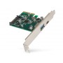 Hamlet Scheda Usb 3.1 PCI Express Type C+Type A trasferimento fino a 10 Gbps (HUSB312TCPCX)