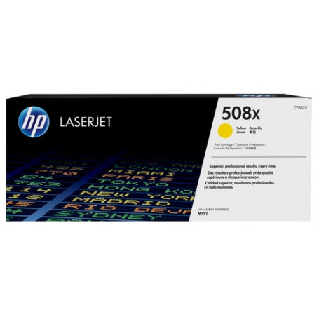 HP Cartuccia Toner giallo originale ad alta capacità LaserJet 508X (CF362X)