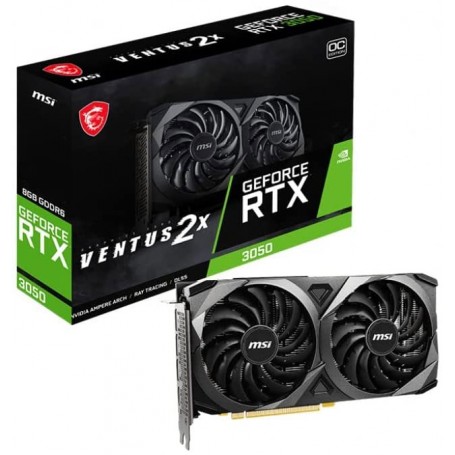 MSI GeForce RTX 3050 VENTUS 2X 8G OC - 8GB DDR6 (V397-418R) (V397-418R_PROMO)