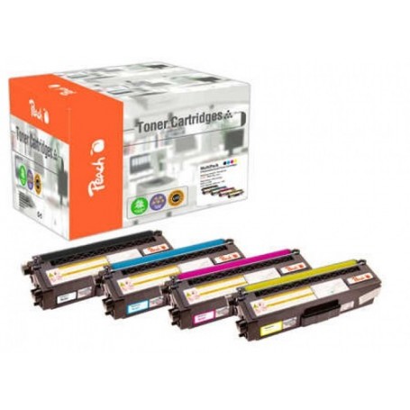 Peach 112066 cartuccia toner 4 pz Compatibile Nero, Ciano, Magenta, Giallo (0F112066)