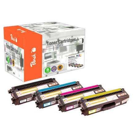 Peach 112076 cartuccia toner 4 pz Nero, Ciano, Magenta, Giallo (0F112076)