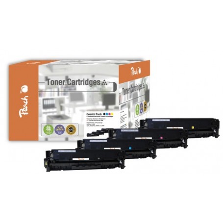 Peach 110959 cartuccia toner 4 pz Nero, Ciano, Magenta, Giallo (110959)