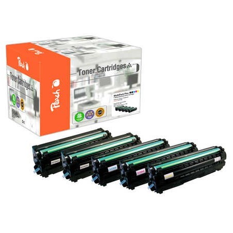 Peach 112150 cartuccia toner 5 pz Compatibile Nero, Ciano, Magenta, Giallo (0F112150)
