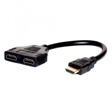 LINK ADATTATORE HDMI MASCHIO A 2 X HDMI FEMMINA CM 20 (LKADAT01)