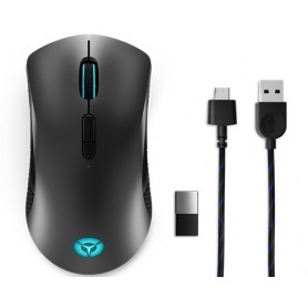 Lenovo Legion M600 Wireless Gaming mouse Ambidestro RF Wireless+Bluetooth+USB Type-A Ottico 16000 DPI (GY50X79385)