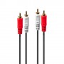Lindy 35661 cavo audio 2 m 2 x RCA Rosso, Bianco (35661)