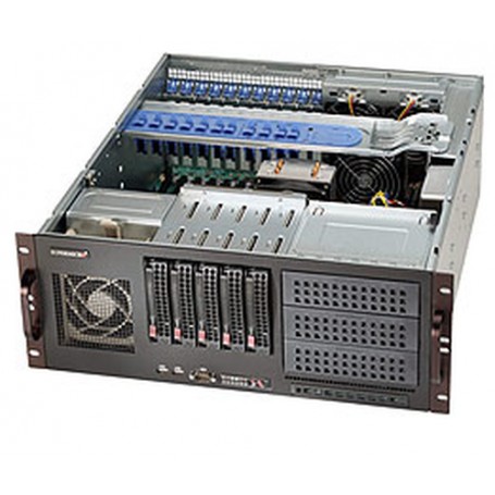 Supermicro 842XTQ-R606B Supporto Nero 600 W (CSE-842XTQC-R804B)