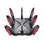TP-LINK ARCHER GX90 router wireless Gigabit Ethernet Banda tripla (2.4 GHz/5 GHz/5 GHz) Nero, Rosso (Archer GX90)