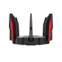 TP-LINK ARCHER GX90 router wireless Gigabit Ethernet Banda tripla (2.4 GHz/5 GHz/5 GHz) Nero, Rosso (Archer GX90)