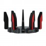 TP-LINK ARCHER GX90 router wireless Gigabit Ethernet Banda tripla (2.4 GHz/5 GHz/5 GHz) Nero, Rosso (Archer GX90)