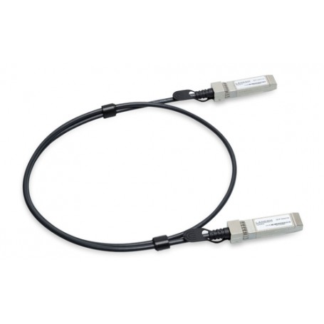 Lancom Systems SFP-DAC10-1m (Bulk 8) cavo InfiniBand SFP+ Nero, Acciaio (60194)