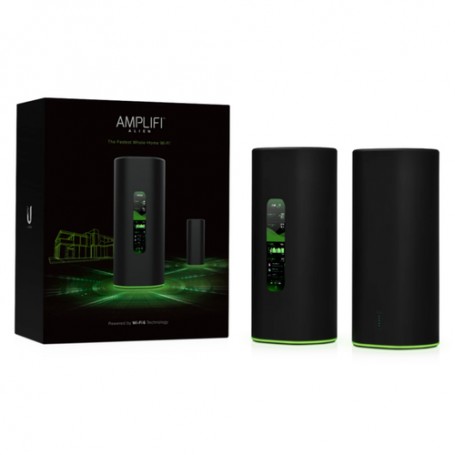 AmpliFi Alien WiFi Kit router wireless Gigabit Ethernet Dual-band (2.4 GHz/5 GHz) Nero, Verde (AFI-ALN-EU)