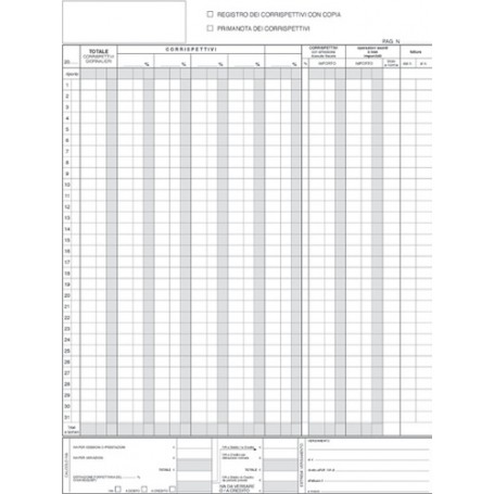Data Ufficio DU168512C00 modulo e libro contabile A4 (DU168512C00)