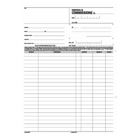 Data Ufficio DU16721C000 modulo e libro contabile A4 50 pagine (DU16721C000)