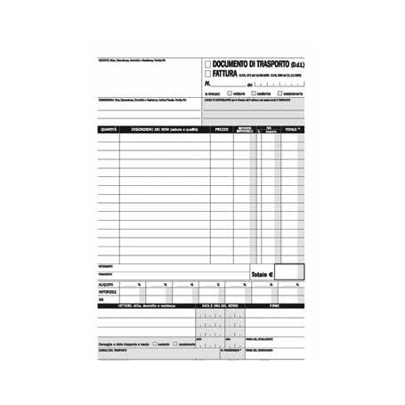 Data Ufficio DU16874CD33 modulo e libro contabile A4 33 pagine (DU16874CD33)