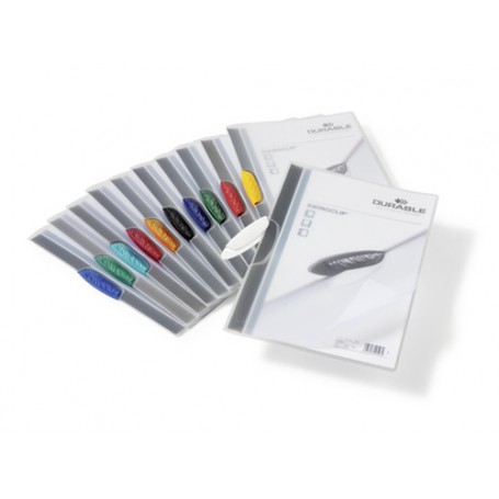 Durable Swingclip cartellina con fermafoglio Polipropilene (PP) Rosso (2260-03SING)