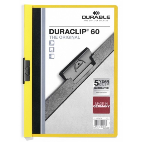 Durable DURACLIP 60 Giallo A4 (2209-04)