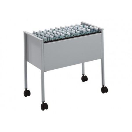 Durable Economy Suspension File Trolley 80 A4 portariviste 1 ripiani Argento (3095-23)