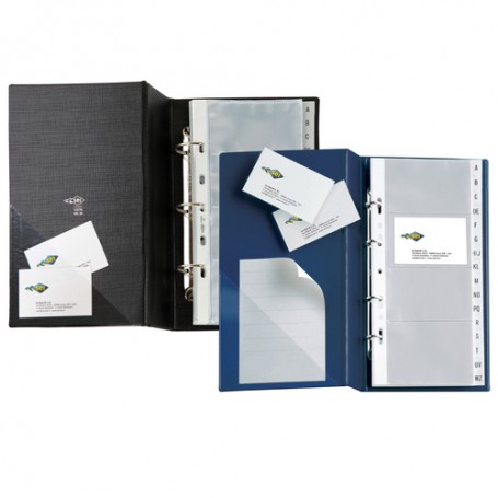 SEI Rota Visita MC-30 portabiglietti da visita Cloruro di polivinile (PVC) Blu (57093107)