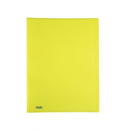 Favorit 400102289 cartellina A4 Polipropilene (PP) Giallo 25 pz (400102289)