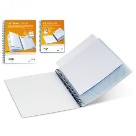 SEI Rota Uno Spiro TI portalistino di presentazione 10 tasche A4 (558010)