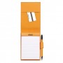 Rhodia Notepad cover + notepad N°11 quaderno per scrivere A7 80 fogli Blu (118208C)