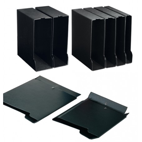 SEI Rota 671430 scatola per la conservazione di documenti Cartoncino, PVC Nero (671430)