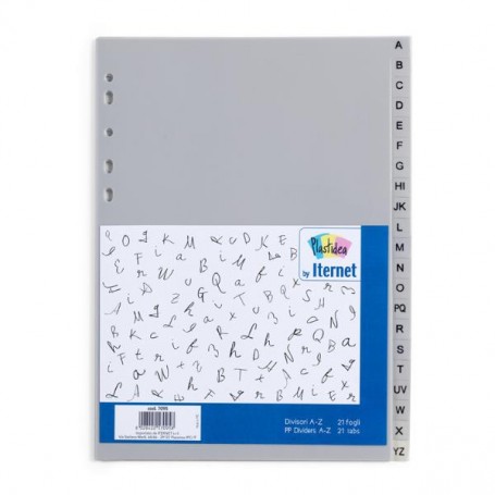 DIVISOR PP ALFABETICI A-Z  21TASTI (7095)