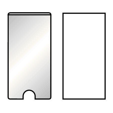 Biella 510340 etichetta autoadesiva Rettangolo Permanente Trasparente (S852340)