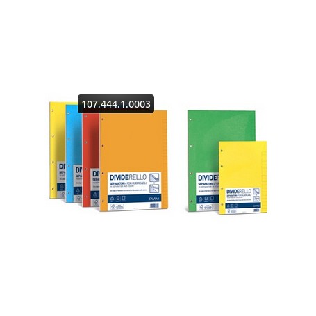 Favini A56Y105 divisore Cartoncino Multicolore 10 pz (A56Y105)