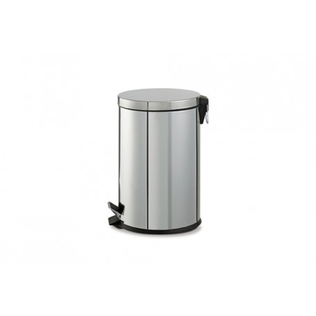 Perfetto 0448 bidone per la spazzatura 20 L Rotondo Acciaio inossidabile (0448)