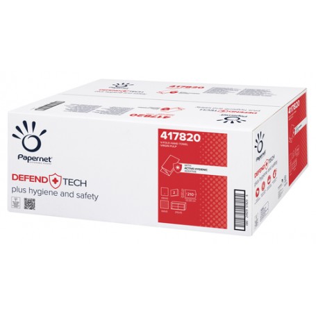 Papernet 417820 asciugamano di carta 210 fogli Cellulosa Bianco (417820)