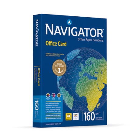 Navigator OFFICE CARD carta inkjet A4 (210x297 mm) Opaco 250 fogli Bianco (NOC1600016)