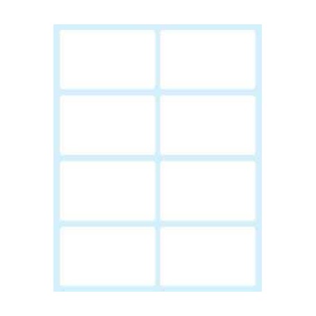 Tico E-5836 etichetta autoadesiva Rettangolo Permanente Bianco 80 pz (E-5836)