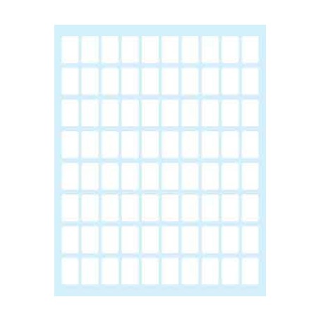 Tico E-1610 etichetta autoadesiva Rettangolo Permanente Bianco 800 pz (E-1610)