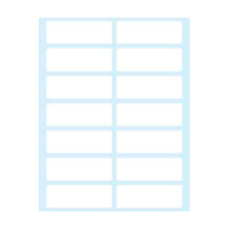 Tico E-5519 etichetta autoadesiva Rettangolo Permanente Bianco 140 pz (E-5519)