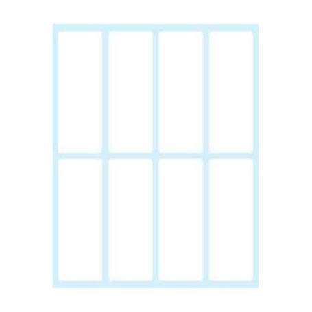 Tico E-7527 etichetta autoadesiva Rettangolo Permanente Bianco 80 pz (E-7527)